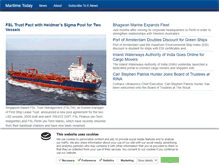 Tablet Screenshot of maritimetoday.com